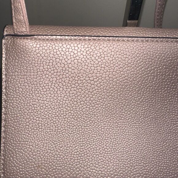 Tahari Pink Pebble Textured Crossbody Shoulder Wallet Handbag EUC - Picture 6 of 8